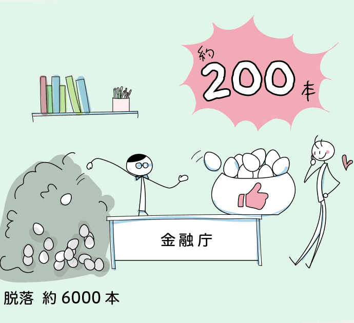 つみたてNISAのメリット③金融庁お墨付きの商品