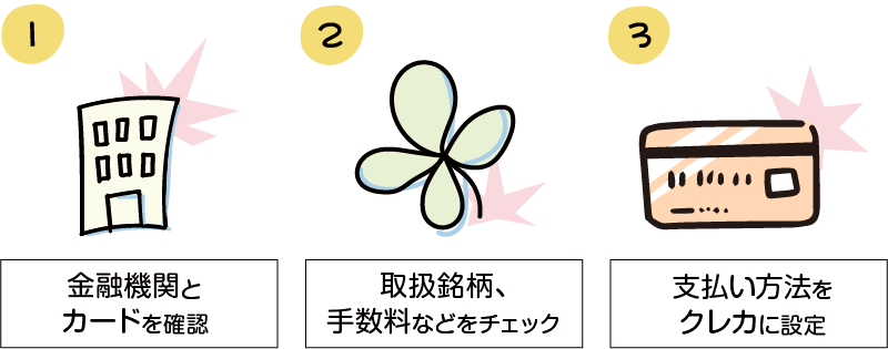 つみたてNISAクレジットカード決済の始め方